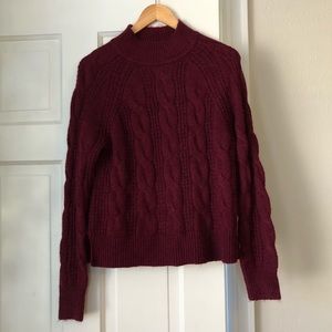 J Crew cable knit sweater, NEW